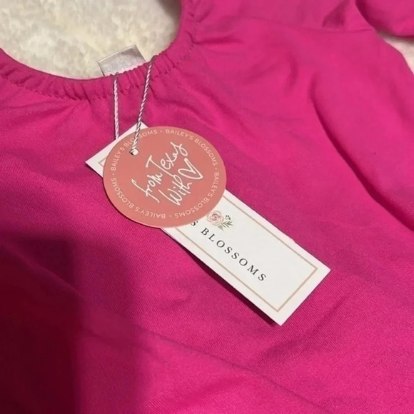 PINK Livee Long Sleeve Girls Onesie - Picture 5 of 9